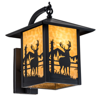 Luma-Spec Lighting 198825 - 12" Wide Seneca Deer Creek Hanging Wall Sconce