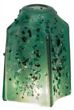 Luma-Spec Lighting 19929 - 4"Sq Metro Fusion Seaglass Draped Shade