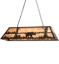 Luma-Spec Lighting 199997 - 48" Long Bear at Lake Oblong Pendant
