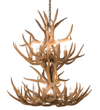 Luma-Spec Lighting 200460 - 34" Wide Antlers Mule Deer 12 LT Chandelier
