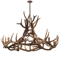 Luma-Spec Lighting 200468 - 56" Wide Antlers Elk 12 LT Chandelier