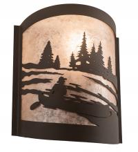 Luma-Spec Lighting 200794 - 10" Wide Canoe At Lake Left Wall Sconce