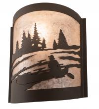 Luma-Spec Lighting 200795 - 10" Wide Canoe At Lake Right Wall Sconce