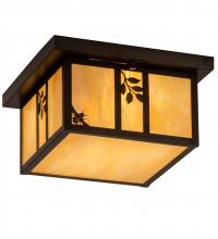 Luma-Spec Lighting 201308 - 12" Square Hyde Park Sprig Flushmount