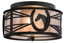 Luma-Spec Lighting 201723 - 14.5" Wide Horseshoe Flushmount