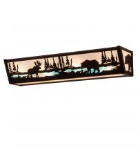 Luma-Spec Lighting 202033 - 24" Wide Moose & Black Bear Vanity Light
