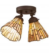 Luma-Spec Lighting 202320 - 8-16" Wide Delta Jadestone 2 Light Flushmount