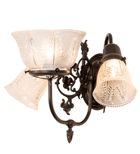 Luma-Spec Lighting 202831 - 15" Wide Revival Gas & Electric 3 Light Wall Sconce