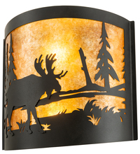 Luma-Spec Lighting 203179 - 15" Wide Moose at Lake Wall Sconce