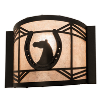 Luma-Spec Lighting 203963 - 12" Wide Horseshoe Wall Sconce