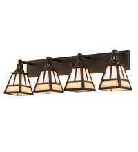 Luma-Spec Lighting 204408 - 36" Wide "T" Mission 4 Light Vanity Bar