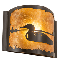 Luma-Spec Lighting 204456 - 12" Wide Loon Left Wall Sconce