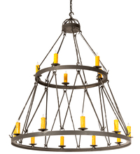 Luma-Spec Lighting 204942 - 60" Wide Lakeshore 15 Light Two Tier Chandelier
