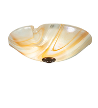 Luma-Spec Lighting 205072 - 16" Wide Peach Baroque Flushmount