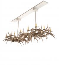Luma-Spec Lighting 210039 - 84" Long Antlers Elk 8 Light Oblong Chandelier