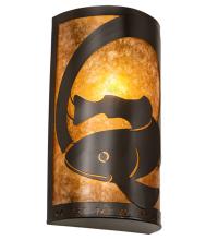 Luma-Spec Lighting 210169 - 10" Wide Personalized Q Fish Wall Sconce