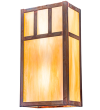 Luma-Spec Lighting 210408 - 6.5" Wide Hyde Park Double Bar Mission Wall Sconce