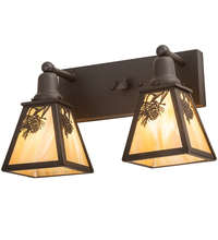 Luma-Spec Lighting 210481 - 17" Wide Winter Pine 2 Light Vanity Light