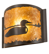 Luma-Spec Lighting 211045 - 12" Wide Loon Right Wall Sconce