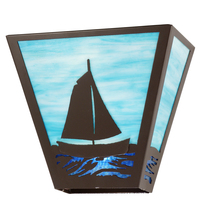 Luma-Spec Lighting 211605 - 13" Wide Sailboat Wall Sconce