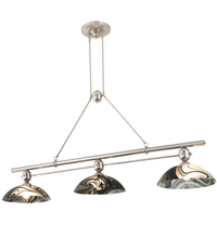 Luma-Spec Lighting 212263 - 70" Long Deco Ball 3 Light Noir Swirl Island Pendant