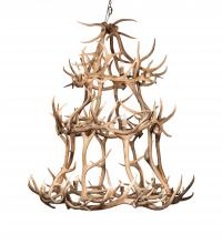 Luma-Spec Lighting 212276 - 70" Wide Antlers Elk 18 Light Chandelier