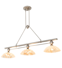 Luma-Spec Lighting 212299 - 70" Long Deco Ball 3 Light Cognac Swirl Island Pendant
