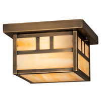 Luma-Spec Lighting 212751 - 10" Square Hyde Park Double Bar Mission Flushmount