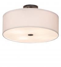 Luma-Spec Lighting 213074 - 18" Wide Cilindro Semi-Flushmount