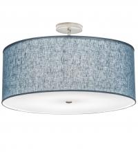 Luma-Spec Lighting 213856 - 30" Wide Cilindro Textrene Semi-Flushmount