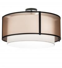 Luma-Spec Lighting 213919 - 30" Wide Cilindro Semi-Flushmount