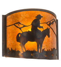 Luma-Spec Lighting 213955 - 12" Wide Cowboy Wall Sconce
