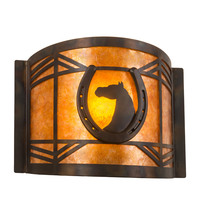 Luma-Spec Lighting 213985 - 12" Wide Horseshoe Wall Sconce