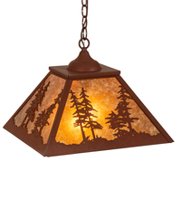 Luma-Spec Lighting 215761 - 16" Square Tall Pines Pendant