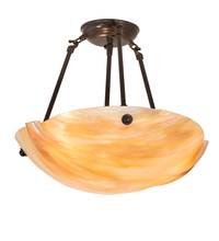 Luma-Spec Lighting 215806 - 16" Wide Metro Organic Semi-Flushmount
