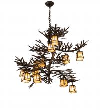 Luma-Spec Lighting 216222 - 50" Long Pine Branch Valley View 12 Light Chandelier