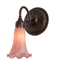 Luma-Spec Lighting 216932 - 5" Wide Pink Pond Lily Victorian Wall Sconce