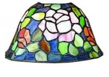 Luma-Spec Lighting 21710 - 8" Wide Tiffany Rosebush Shade