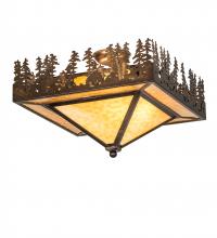 Luma-Spec Lighting 219381 - 19" Square Pine Lake Flushmount
