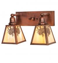 Luma-Spec Lighting 219956 - 17" Wide Winter Pine 2 Light Vanity Light