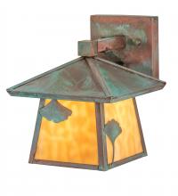 Luma-Spec Lighting 220108 - 8" Wide Stillwater Ginkgo Straight Arm Wall Sconce