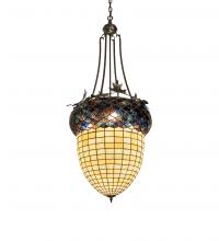 Luma-Spec Lighting 220216 - 22" Wide Greenbriar Oak Inverted Pendant