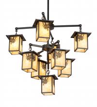 Luma-Spec Lighting 220873 - 34" Wide Seneca Winter Pine 9 Light Chandelier