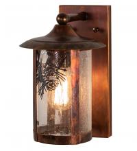 Luma-Spec Lighting 221039 - 8" Wide Fulton Winter Pine Solid Mount Wall Sconce