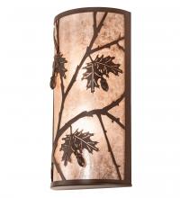 Luma-Spec Lighting 221124 - 10" Wide Oak Leaf & Acorn Wall Sconce