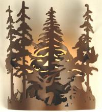 Luma-Spec Lighting 22168 - 11"W Quail Hunter W/Dog Wall Sconce