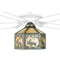 Luma-Spec Lighting 22243 - 13"W Lone Moose Fan Light Shade