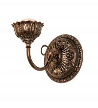 Luma-Spec Lighting 222635 - 6" Wide Victorian Mahogany Bronze Wall Sconce Hardware