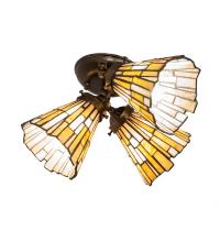 Luma-Spec Lighting 223048 - 15" Long Delta Jadestone 3 Light Flushmount