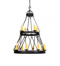 Luma-Spec Lighting 225000 - 36" Wide Lakeshore 12 Light Two Tier Chandelier